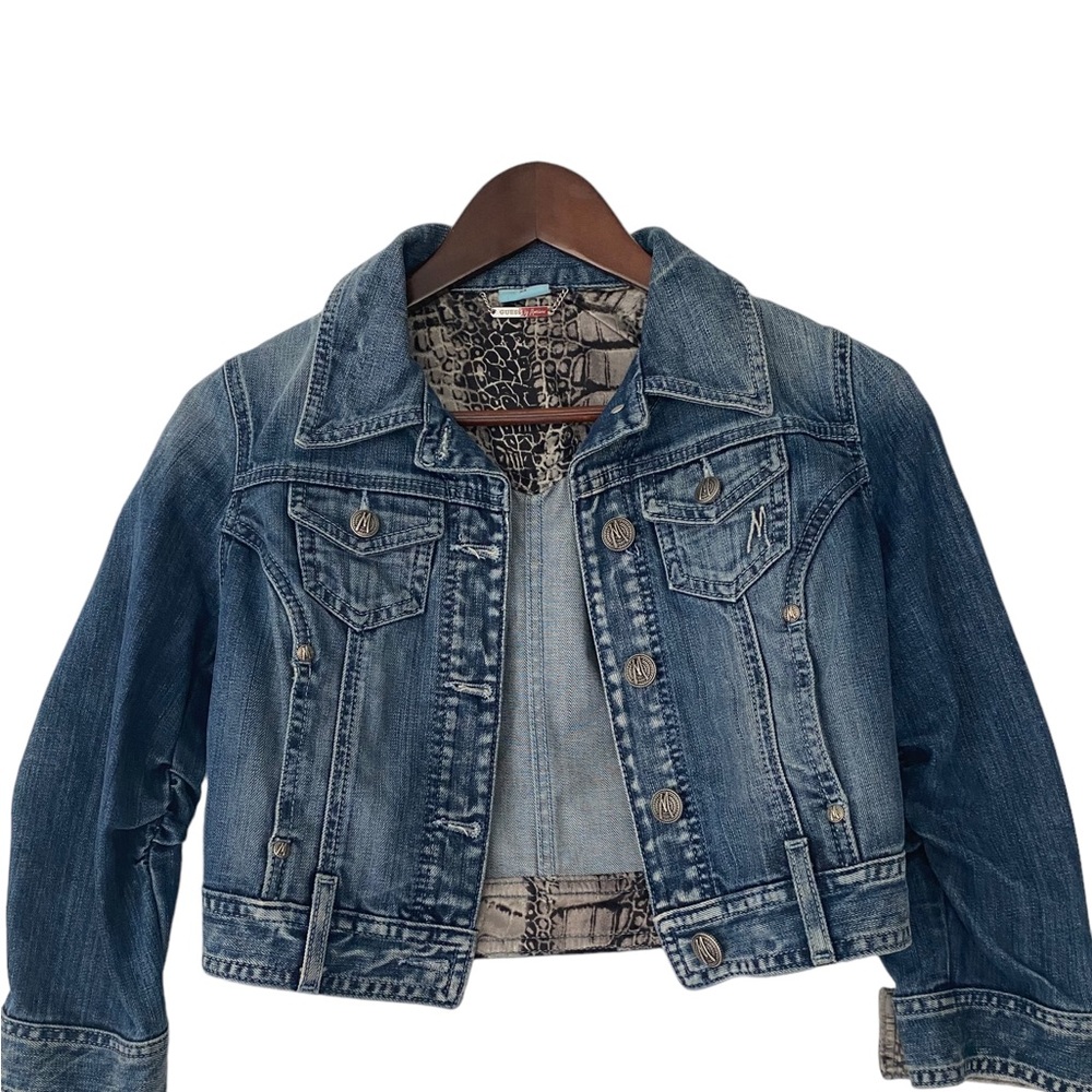 Marciano Crop Jean Jacket - Size XS
